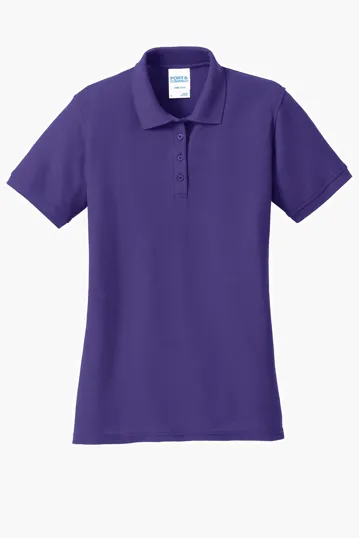 Port & Co Women's Core Blend Pique Polo — view 10
