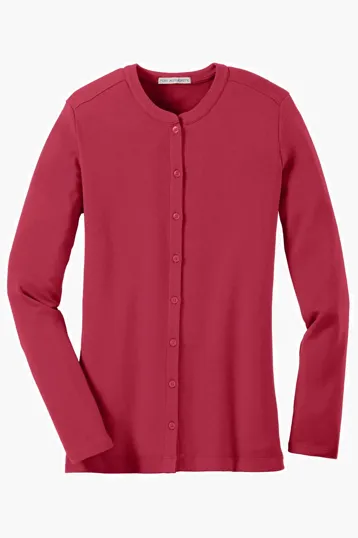 Port Authority Women's Concept Stretch Button-Front Cardigan — view 5