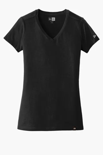 New Era Women's Heritage Blend V-Neck Tee — view 10