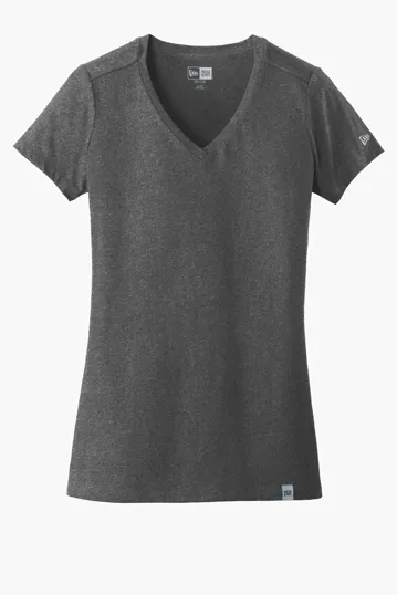 New Era Women's Heritage Blend V-Neck Tee — view 2