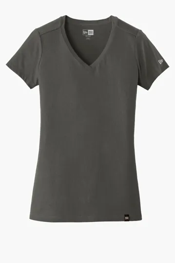 New Era Women's Heritage Blend V-Neck Tee — view 3