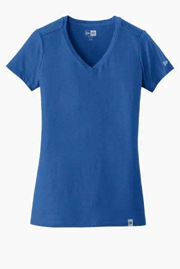 New Era Women's Heritage Blend V-Neck Tee — view 5