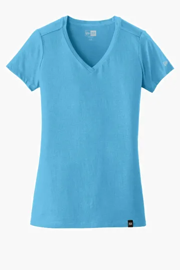 New Era Women's Heritage Blend V-Neck Tee — view 7