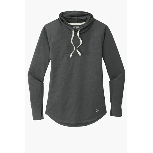 New Era Women's Sueded Cotton Blend Cowl Tee — view 2