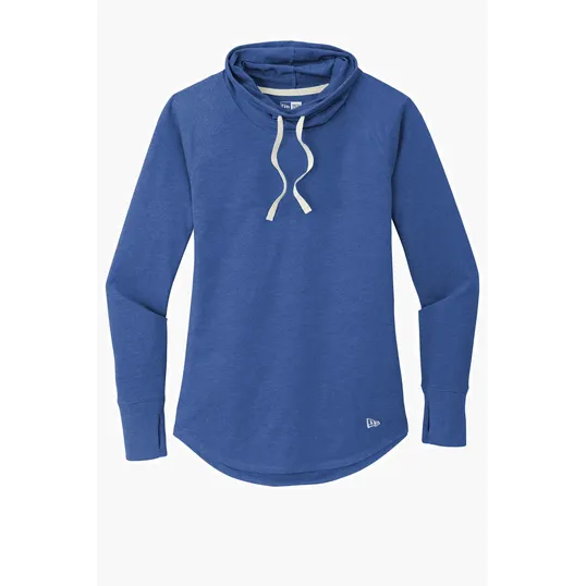 New Era Women's Sueded Cotton Blend Cowl Tee — view 3