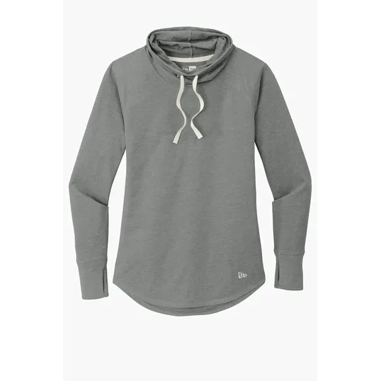 New Era Women's Sueded Cotton Blend Cowl Tee — view 4