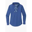 New Era Women's Sueded Cotton Blend Cowl Tee — view 3
