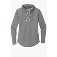 New Era Women's Sueded Cotton Blend Cowl Tee — view 4