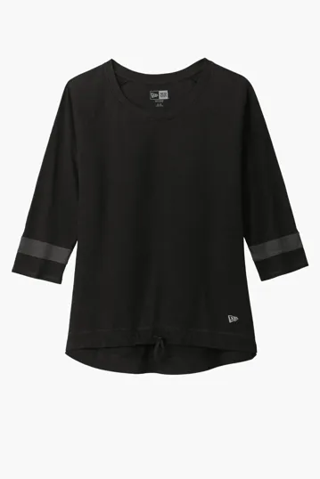 New Era Women's Tri-Blend 3/4-Sleeve Tee — view 2