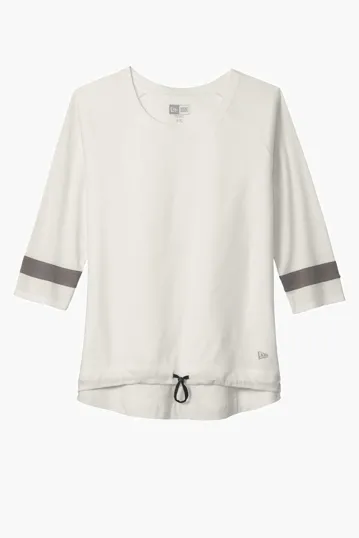 New Era Women's Tri-Blend 3/4-Sleeve Tee — view 3