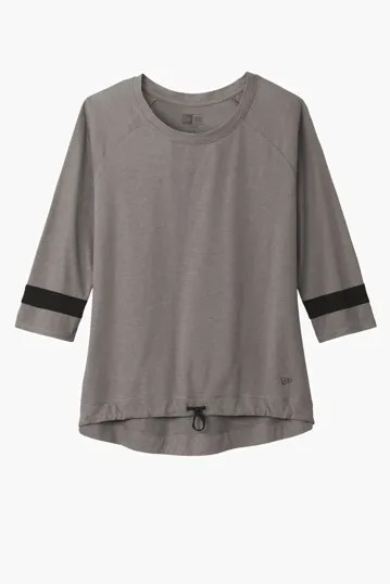 New Era Women's Tri-Blend 3/4-Sleeve Tee — view 4