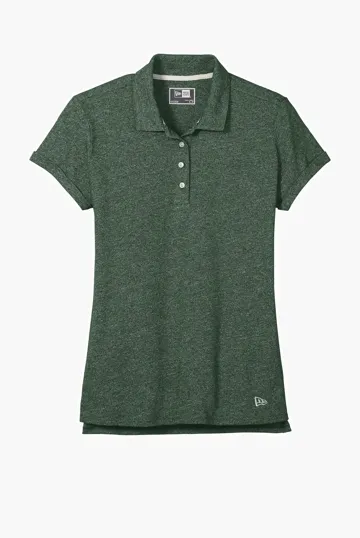 New Era Women's Slub Twist Polo — view 3