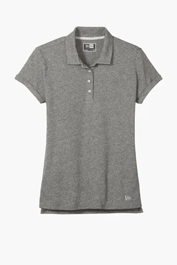 New Era Women's Slub Twist Polo — view 4