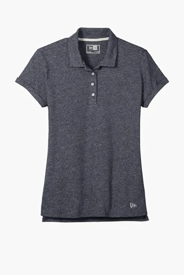 New Era Women's Slub Twist Polo — view 5