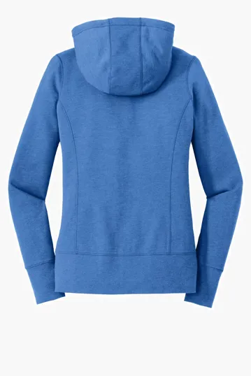 New Era Women's Tri-Blend Fleece Full-Zip Hoodie. — view 7