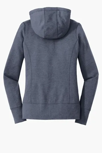 New Era Women's Tri-Blend Fleece Full-Zip Hoodie. — view 9