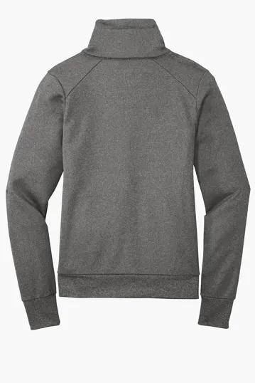 New Era Women's Performance Terry Full-Zip Cowl — view 8