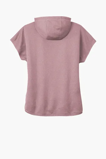 New Era Women's Performance Terry Short Sleeve Hoodie — view 7