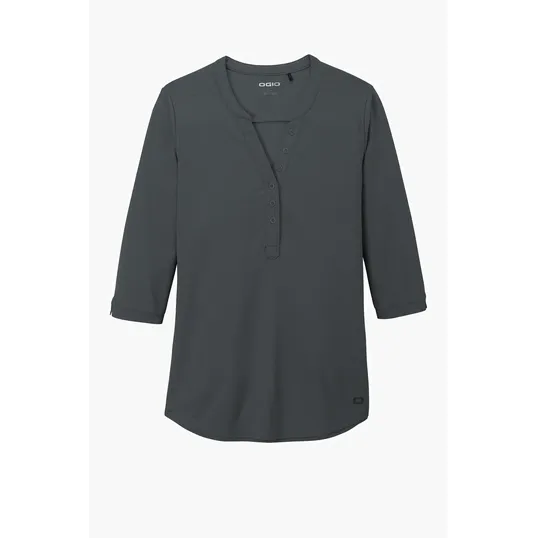 OGIO Women's Jewel Henley — view 4