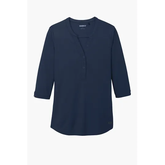 OGIO Women's Jewel Henley — view 6
