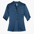 OGIO Crush Henley, 3/4 Sleeve Women's Polo — view 3