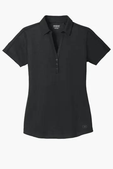 OGIO Women's Onyx Two-Tone Pique Polo — view 2