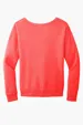 Port & Co Women's Beach Wash Garment-Dyed V-Neck Sweatshirt — view 10