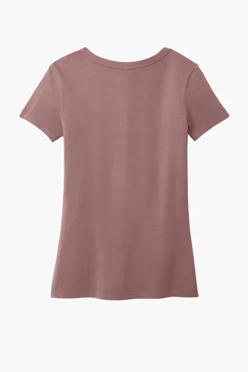 Port & Co Women's Beach Wash Garment-Dyed V-Neck Tee — view 15