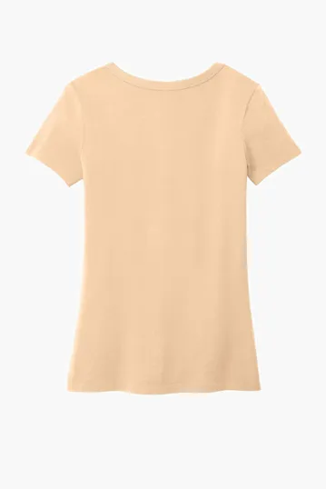 Port & Co Women's Beach Wash Garment-Dyed V-Neck Tee — view 16