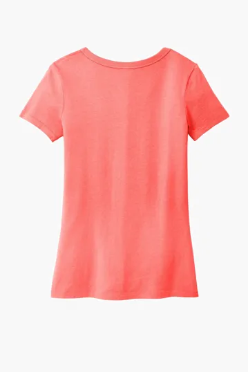 Port & Co Women's Beach Wash Garment-Dyed V-Neck Tee — view 17