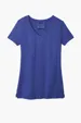 Port & Co Women's Beach Wash Garment-Dyed V-Neck Tee — view 2