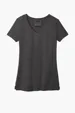 Port & Co Women's Beach Wash Garment-Dyed V-Neck Tee — view 3