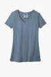 Port & Co Women's Beach Wash Garment-Dyed V-Neck Tee — view 4