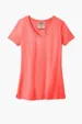 Port & Co Women's Beach Wash Garment-Dyed V-Neck Tee — view 8