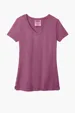 Port & Co Women's Beach Wash Garment-Dyed V-Neck Tee — view 9