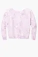 Port & Co Women's Beach Wash Cloud Tie-Dye V-Neck Sweatshirt — view 8