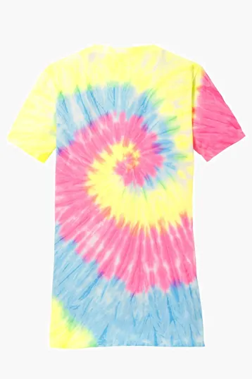 Port & Co Women's Tie-Dye V-Neck Tee — view 12