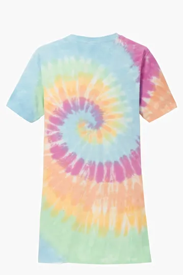 Port & Co Women's Tie-Dye V-Neck Tee — view 13