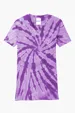 Port & Co Women's Tie-Dye V-Neck Tee — view 6
