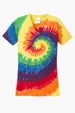 Port & Co Women's Tie-Dye V-Neck Tee — view 7