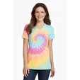 Port & Co Women's Tie-Dye V-Neck Tee