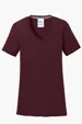 Port & Co Women's Performance Blend V-Neck Tee — view 3