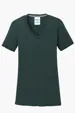 Port & Co Women's Performance Blend V-Neck Tee — view 5