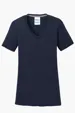 Port & Co Women's Performance Blend V-Neck Tee — view 6