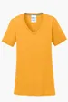 Port & Co Women's Performance Blend V-Neck Tee — view 7