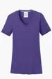 Port & Co Women's Performance Blend V-Neck Tee — view 11
