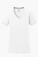 Port & Co Women's Performance Blend V-Neck Tee — view 14