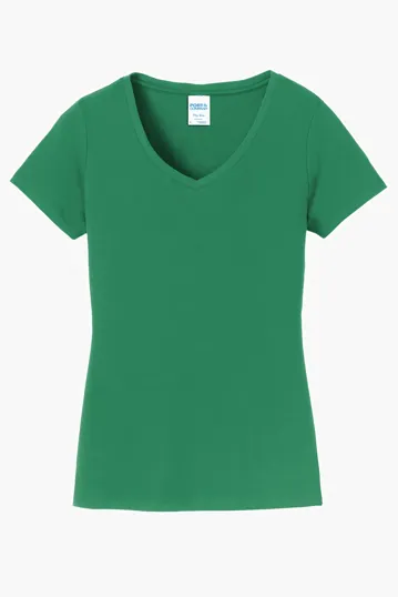 Port & Co Women's Fan Favorite V-Neck Tee — view 3
