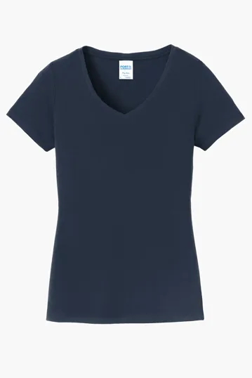 Port & Co Women's Fan Favorite V-Neck Tee — view 9