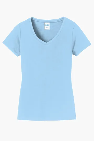 Port & Co Women's Fan Favorite V-Neck Tee — view 13